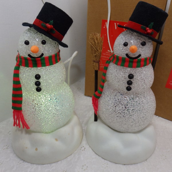 Vintage Avon Chilly Sam Light Up Snowman (2)