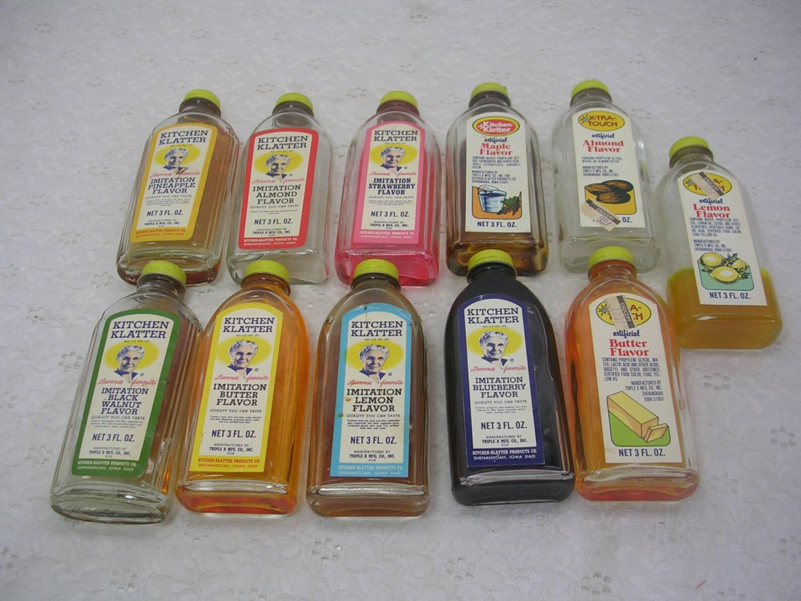 Vintage Kitchen Klatter Imitation Flavor Bottle 8 & Etsy