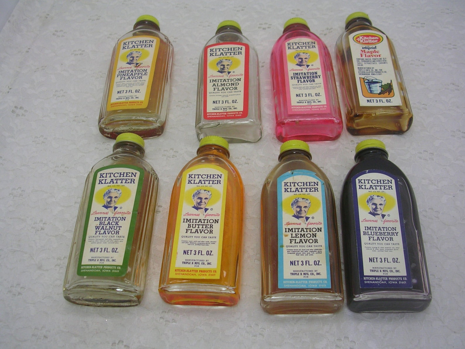 Vintage Kitchen Klatter Imitation Flavor Bottle 8 & Etsy