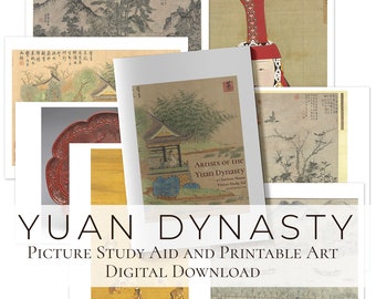 Yuan Dynasty Picture Study Aid PDF (with printable art)