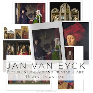 Jan van Eyck Picture Study Aid PDF (with printable art)