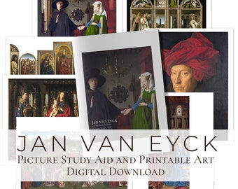 Jan van Eyck Picture Study Aid PDF (with printable art)