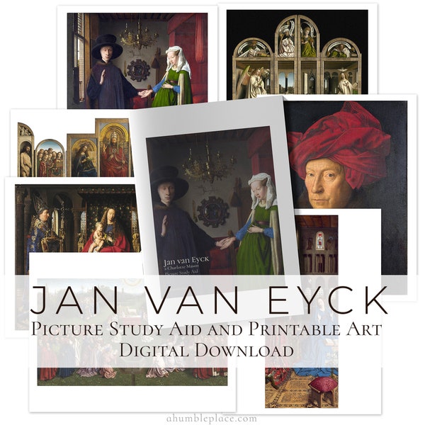 Jan van Eyck Picture Study Aid PDF (with printable art)