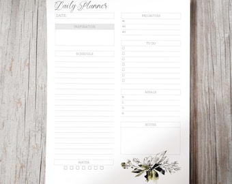 Simple Daily Docket/Daily Planner Printable