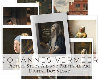 Johannes Vermeer Picture Study Aid PDF (with printable art)