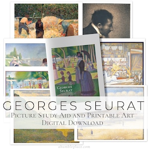 Georges Seurat Picture Study Aid PDF (with printable art)