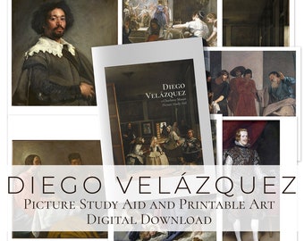 Diego Velázquez Picture Study Aid PDF (with printable art)