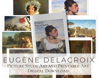 Eugène Delacroix Picture Study Aid PDF (with printable art)