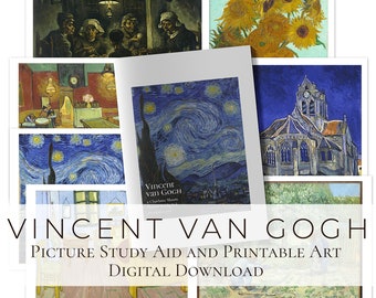 Vincent van Gogh Picture Study Aid PDF (with printable art)