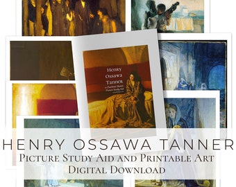 Henry Ossawa Tanner Picture Study Aid PDF (with printable art)