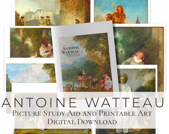 Antoine Watteau Picture Study Aid PDF (with printable art)