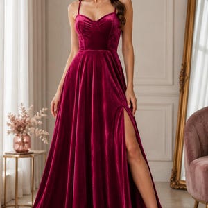 navy blue dress for baby girl Autumn Winter Red Velvet Long Sleeve Mini Dress Women Fashion Hight Waist  A-Line Dress 2026 Korean Elegant Luxury Party Vestidos main image 0