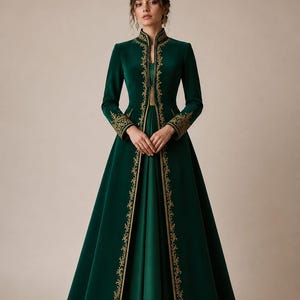 Formal Emerald Dress - Etsy