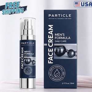 Crema facial Particle para hombre, antienvejecimiento, cuidado diario de la piel, 50 ml (1.17 fl oz)