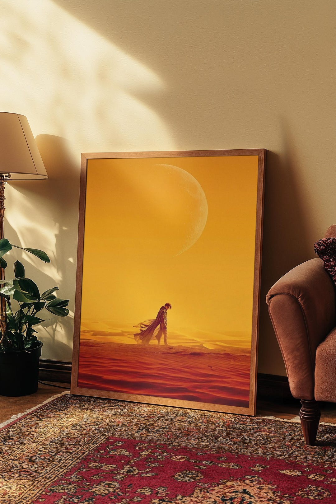 Dune Movie Poster | Paul Atreides Arrakis Desert Wall Art | Timothée ...