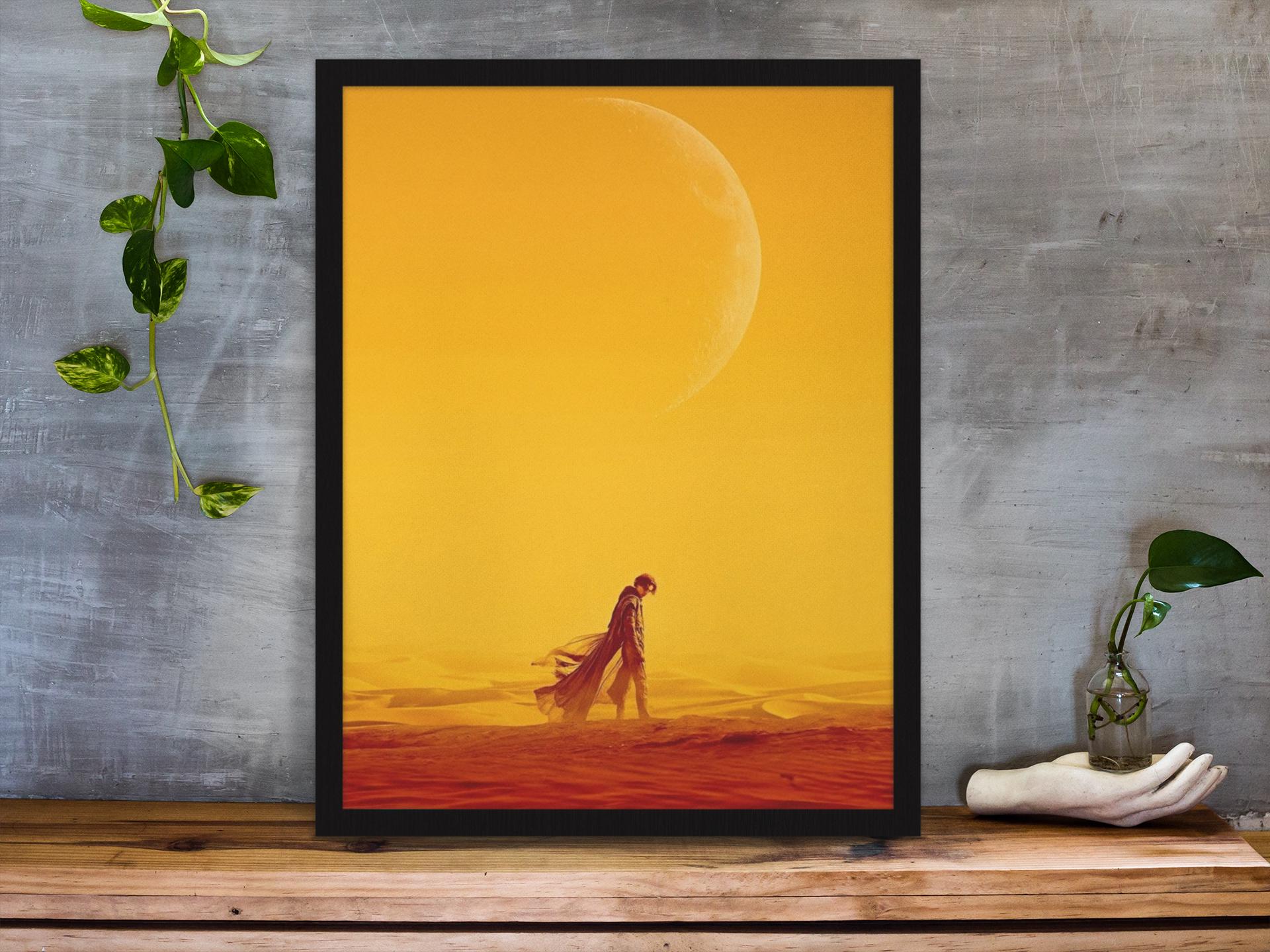 Dune Movie Poster | Paul Atreides Arrakis Desert Wall Art | Timothée ...