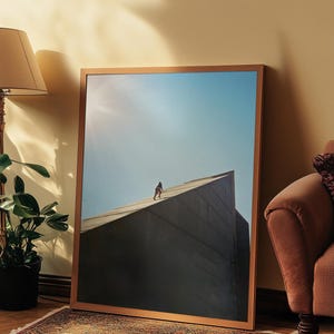 Póster freudiano de Daniel Caesar / Arte mural con portada de álbum de R&B / Lámina musical de arquitectura minimalista / Regalo para fans de Daniel Caesar