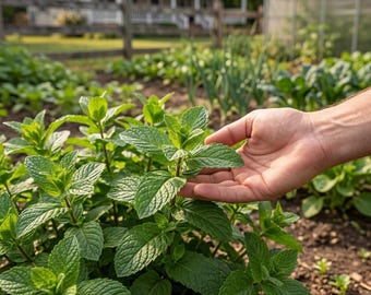 Mint Seeds 1000 Pack, Fresh Aroma Herb for Tea Drinks, Spices & Landscape Gardening