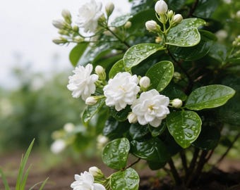 Fragrant Jasmine Flower Seeds 100 Count |  Aromatic Plant Seeds for Outdoor & Indoor Home Gardening