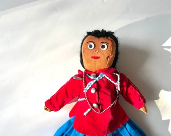 kids handmade doll gift Navajo Native American collectible