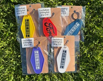 Bullnose Ford Truck Grill Keychain