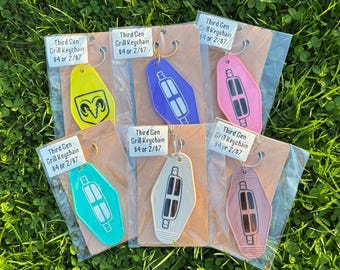 Third Gen Dodge Ram Cummins Grill Keychain