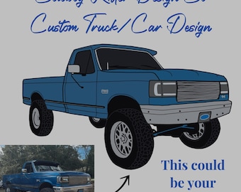 Custom Truck, Car, or Motorcycle Design - Digital File Only