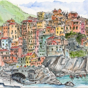 Manarola, Cinque Terre, Italy - Digital Download