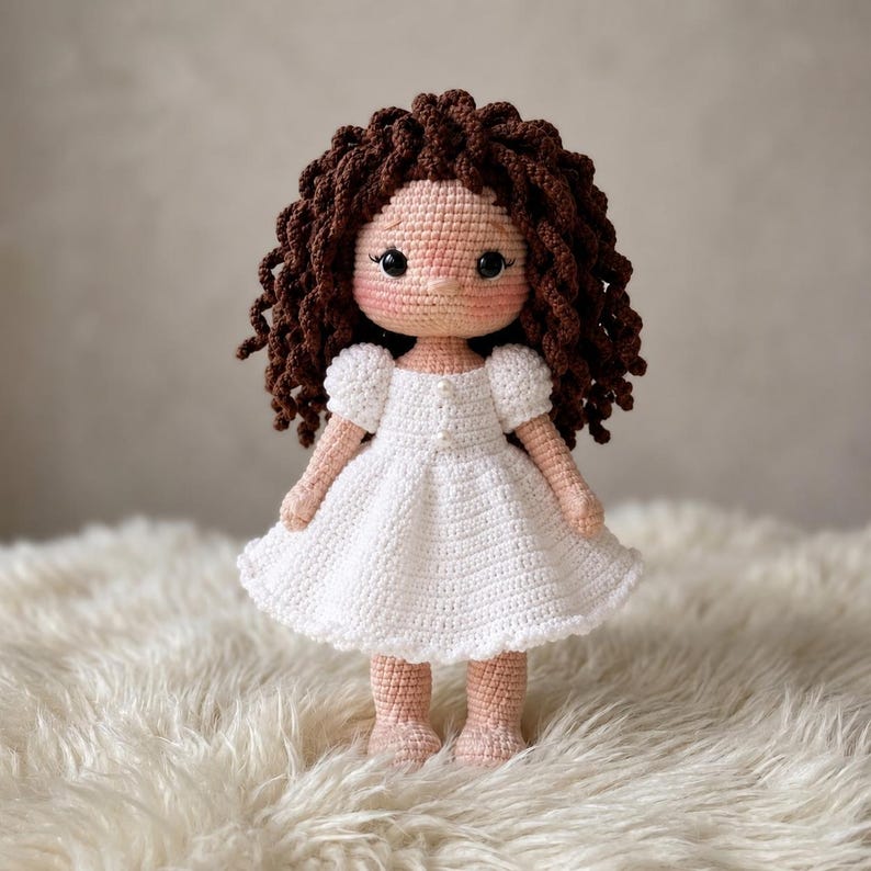 14-i-1 virkade dockkläder, mönsterpaket med amigurumi-kläder i PDF-format bild 10