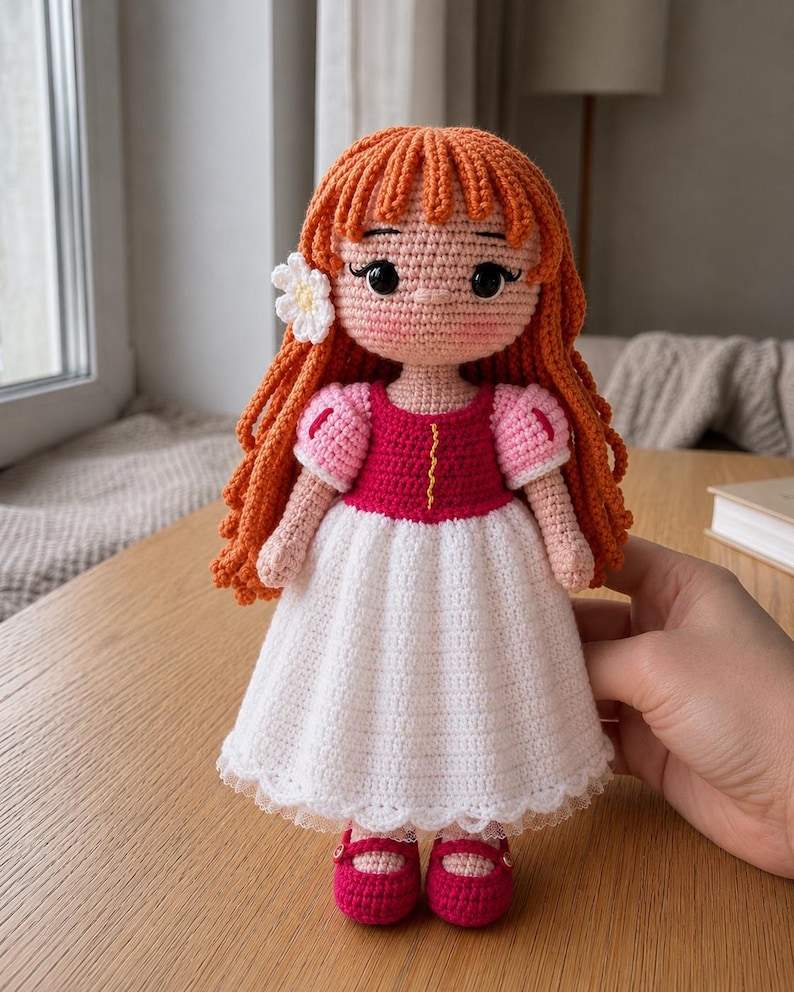 14-i-1 virkade dockkläder, mönsterpaket med amigurumi-kläder i PDF-format bild 3