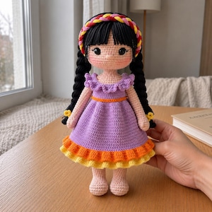 14-i-1 virkade dockkläder, mönsterpaket med amigurumi-kläder i PDF-format bild 7