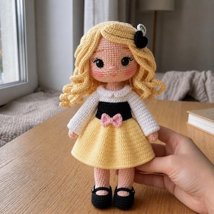 14-i-1 virkade dockkläder, mönsterpaket med amigurumi-kläder i PDF-format bild 4