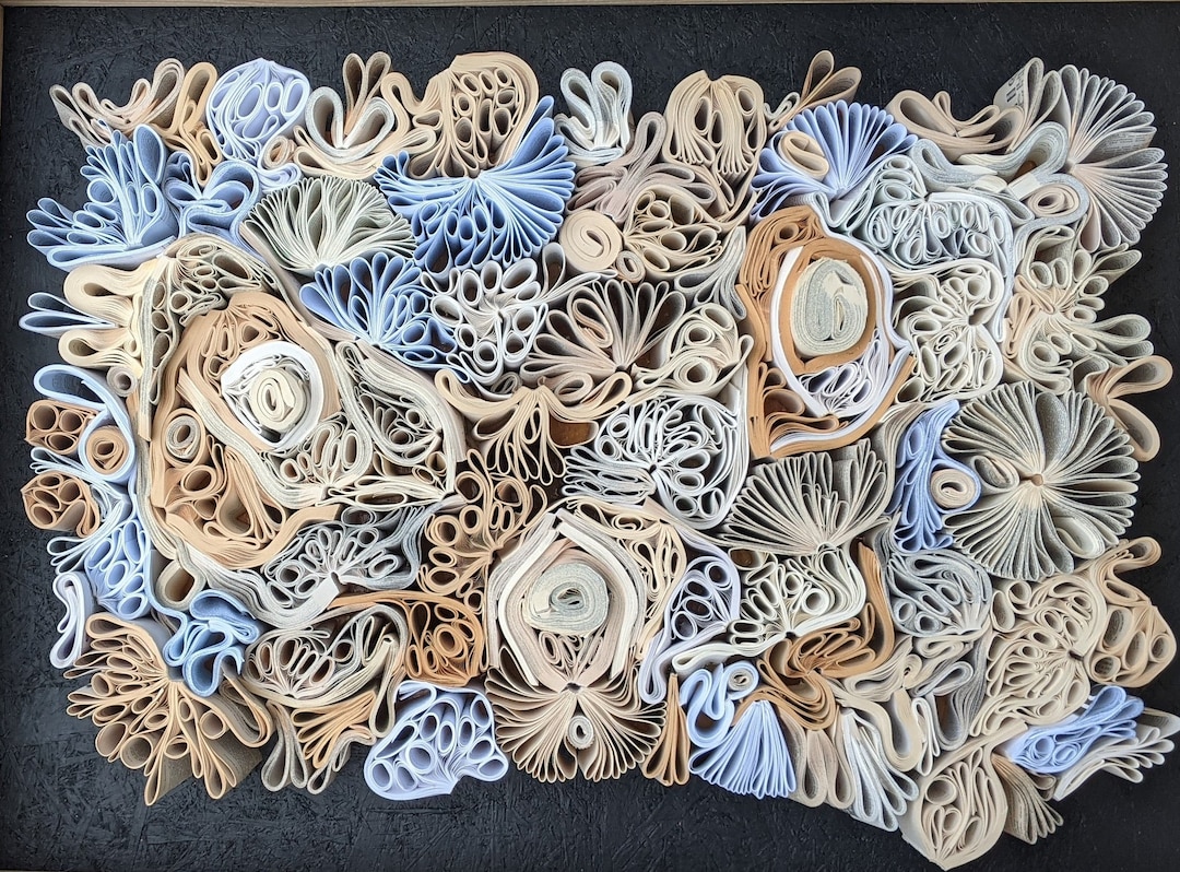 Book Intallation Upcycled Book Installation for Your Book Worm - Etsy