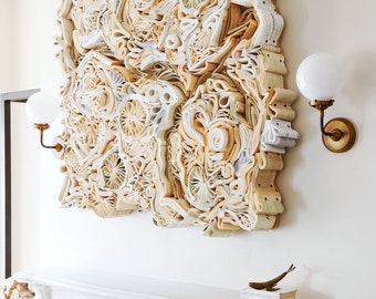 Salvaged Book Wall Art