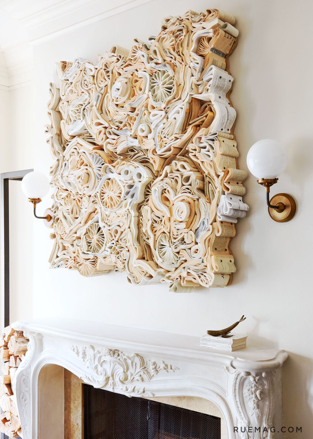 Salvaged Book Wall Art - Etsy