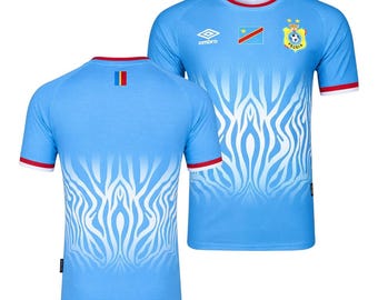 Camiseta de visitante de la República Democrática del Congo 2026 / Camiseta de aficionado al fútbol para hombre / Regalo para seguidores del Congo