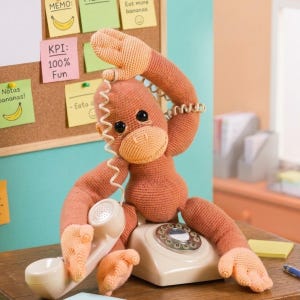 Orang-oetan haakpatroon pdf, amigurumi-tutorial