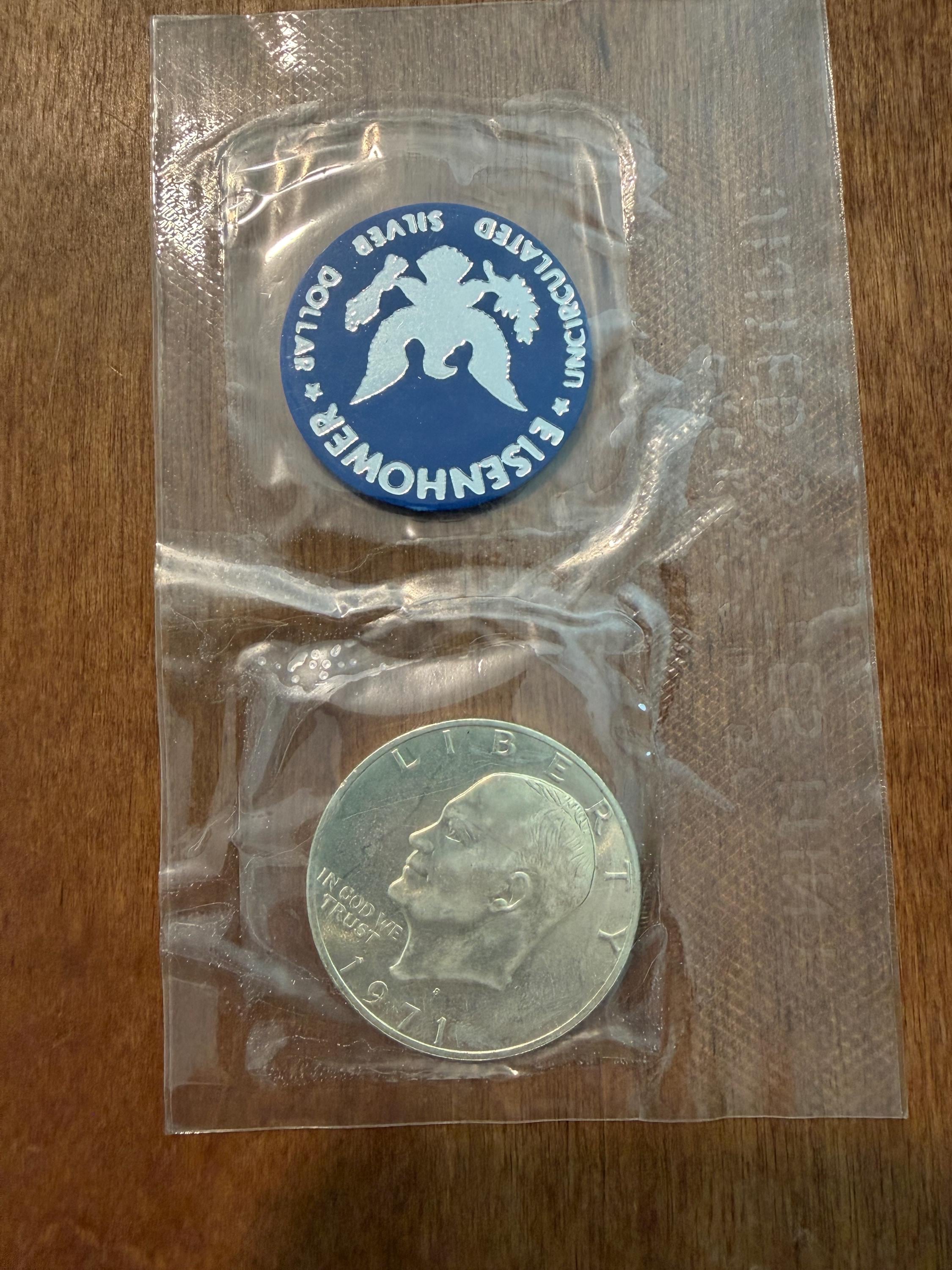 Eisenhower dollar 1971 - Etsy 日本