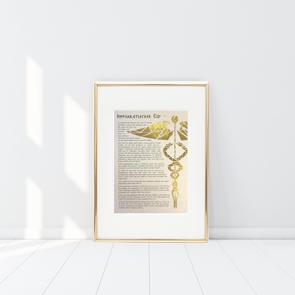 Hippokratischer Eid Des Hippokrates Personalisiert Papier | Etsy