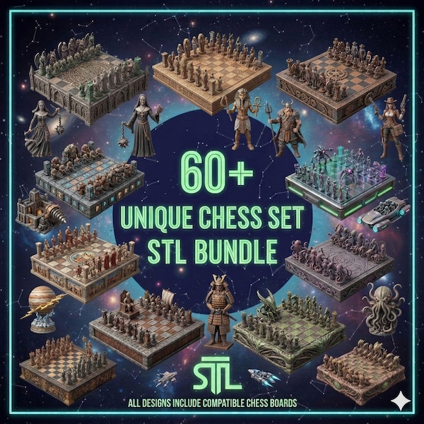 Chess.com Layout Custom Custom Chess Pieces 3d Printed - Etsy