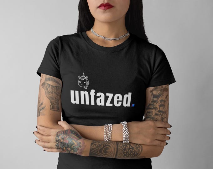 unfazed. | Unisex Cotton Crew Tee