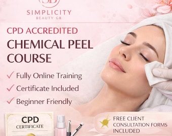 CPD Accredited Online Chemical Peel Course | Beginner Friendly Training (Digital Download)