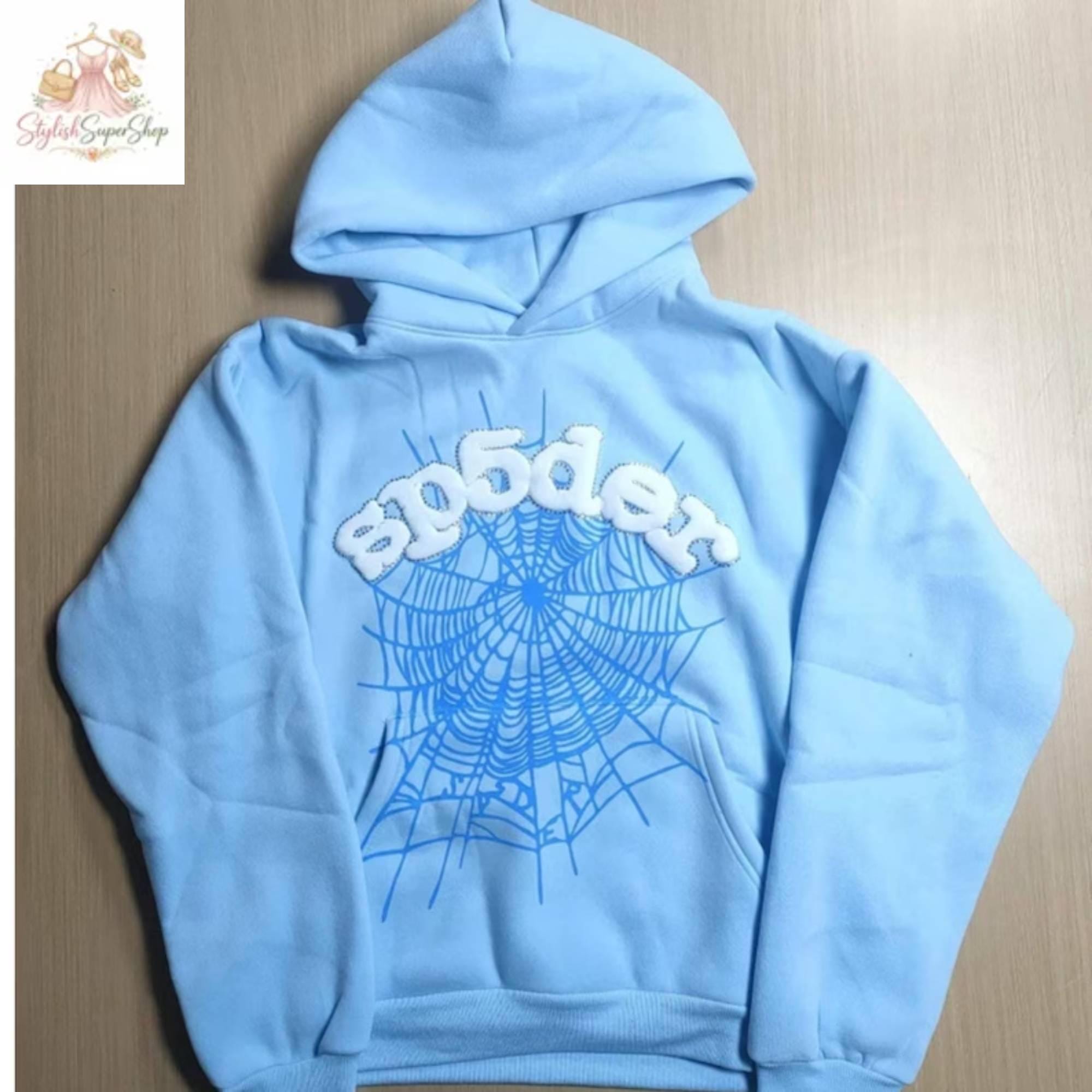 Sp5der hoodie sky blue - Etsy 日本
