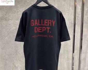 Camiseta Gallery Dept / Camiseta urbana extragrande / Camiseta con estampado de Hollywood, California