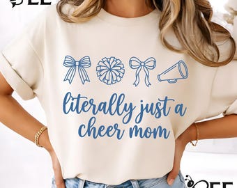 Cheer Mom SVG PNG: Comp Day, Football Game Design (Digital Download)