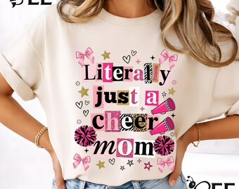 Cheer Mom PNG: Football, Volleyball Mom Spirit (Digital Download)
