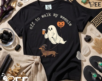 Dachshund Ghost Halloween PNG: Spooky Weenie Dog Clipart (Digital Download)