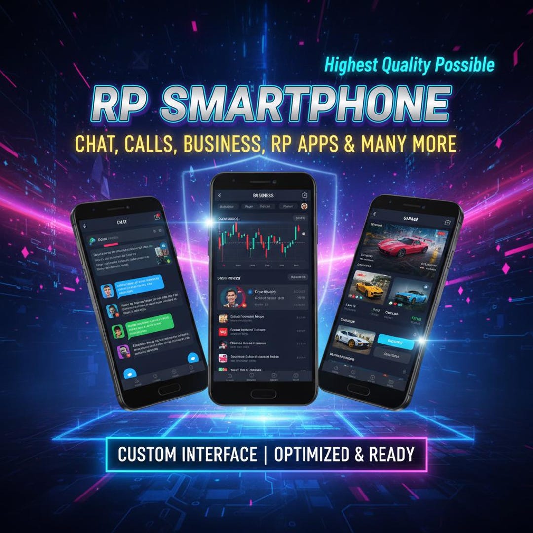 Fivem Phone ESX Script - Complete RP UI, Banking, Dating, Jobs & Games ...