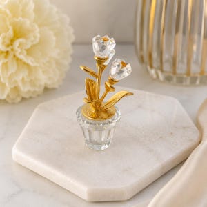 Swarovski Crystal Figurine Flowers in Pot - Etsy