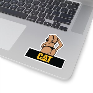 Raupe Pin-Up Parodie Vinyl Aufkleber Mechaniker Humor Aufkleber Bild 7